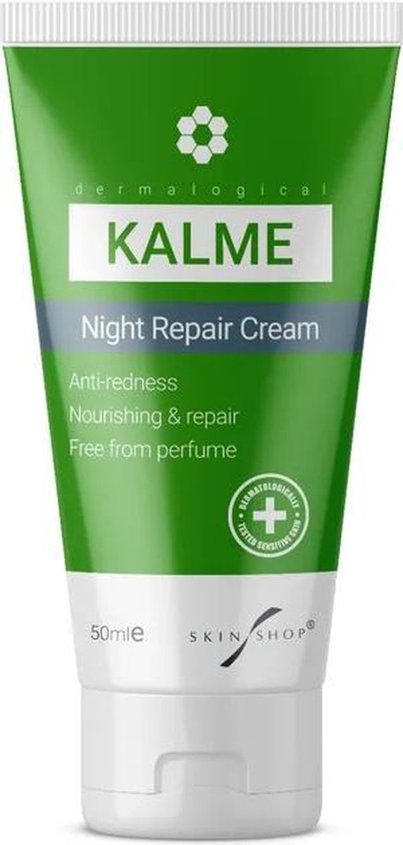 Rosacea nachtcrème - Kalme Night Repair Cream | Ontstekingsremmend | Intensieve hydratatie | Bevat Derma Sensitive | 50ml - Skinshop
