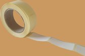 Blanco etiketten op rol - 40 x 20 mm rechthoek - mat wit
