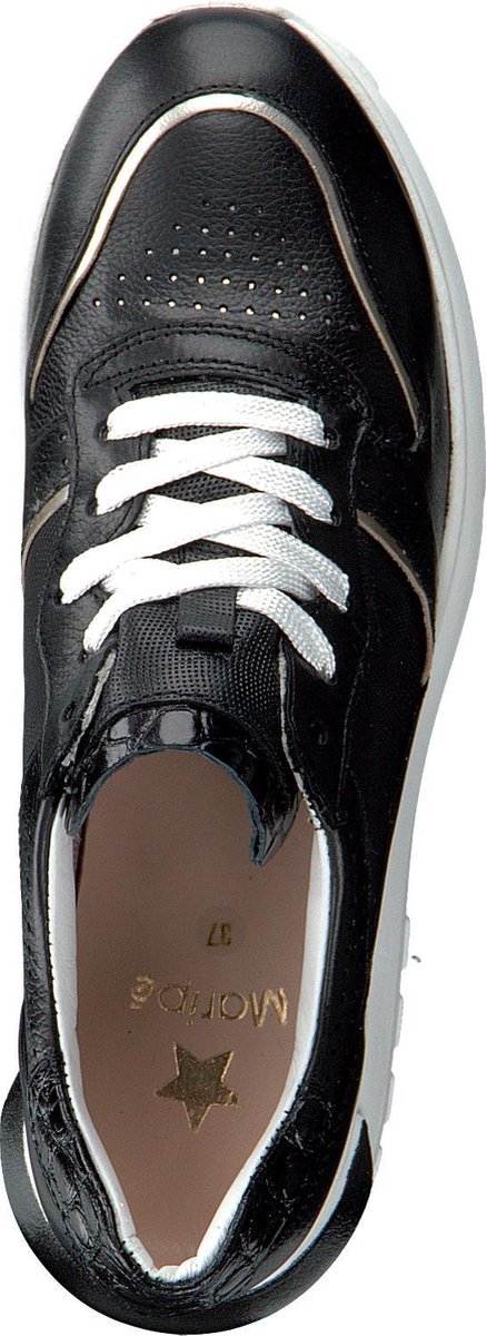 Maripe Dames Lage sneakers 30286 - Zwart - Maat 39 | bol.com