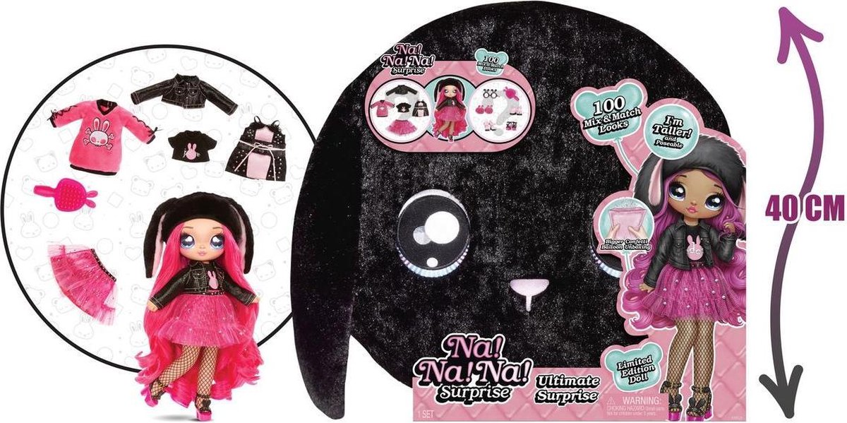 Nanana♡ Na! Na! Na! Ultimate Surprise Black Banny - Grote Koffer | bol