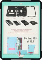 iPad Air (2019) 10.5 kinder tablet hoes bumper zwart -  turquoise