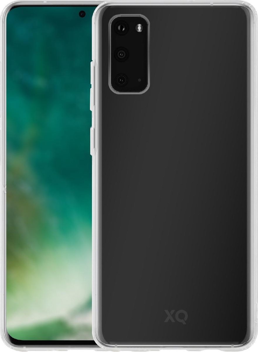 XQISIT - Telefoonhoesje Galaxy S20 - Flexibel TPU - Transparant