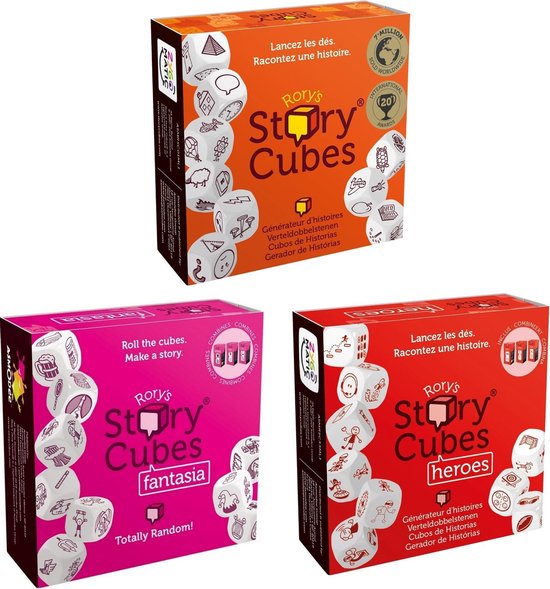 The Creativity Hub Ltd. Rory's Story Cubes Actions Coöperatief gezelschapsspel