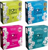 Spellenbundel - Dobbelspel - 4 Stuks - Rory's Story Cubes Actions, Voyages, Fantasia & Astro