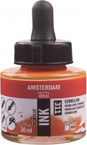 Amsterdam Acrylic Inkt Fles 30 ml Vermiljoen 311