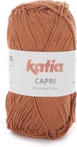 Katia Capri - kleur 166 Roestbruin - 50 gr. = 125 m. - 100% katoen