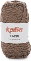 Katia Capri - kleur 116 Bruin - 50 gr. = 125 m. - 100% katoen