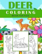 Deer coloring book for kids