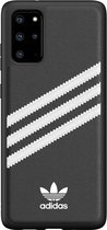 Samsung Galaxy S20 Plus Hoesje - adidas OR - Moulded PU Serie - Hard Kunststof Backcover - Zwart / Wit - Hoesje Geschikt Voor Samsung Galaxy S20 Plus