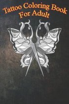 Tattoo Coloring Book For Adult