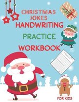 Christmas Jokes Handwriting Practice Workbook for Kids
