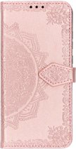 Mandala Booktype Huawei P30 hoesje - Roze