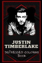 Justin Timberlake Distressed Coloring Book