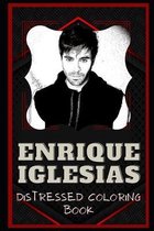 Enrique Iglesias Distressed Coloring Book