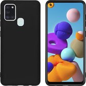 Samsung A21s Hoesje Shock Proof - Samsung Galaxy A21s Hoesje -iMoshion Coler Back Cover