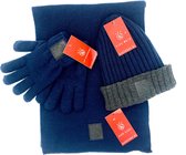 AJAX MUTS + Sjaal + Handschoenen (maat  S/M) - Donkerblauw