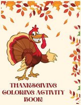 Thanksgiving Coloring Activity Book