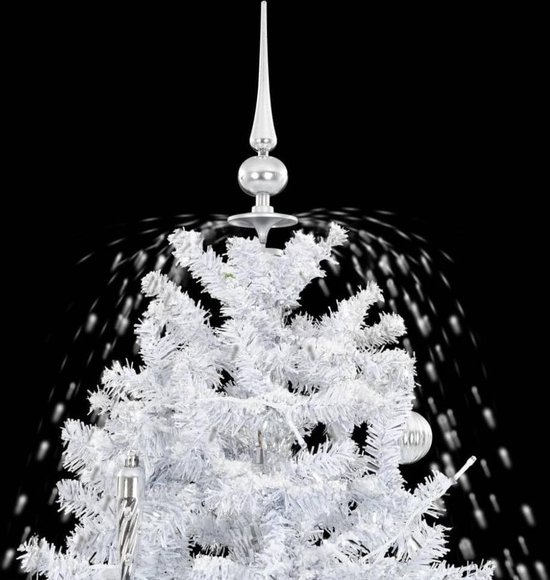 Uitreiken Behoefte aan militie Sneeuwende Kerstboom Wit/Zilver 170cm | bol.com