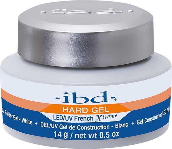 ibd - Hard Gel - LED/UV Builder Gel - Intense White - 14 gr