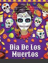Day of The Dead Sugar Skulls Seamless Patterns Coloring Book