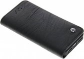 Zwarte wallet TPU booktype hoes voor de iPhone 5 / 5s / SE