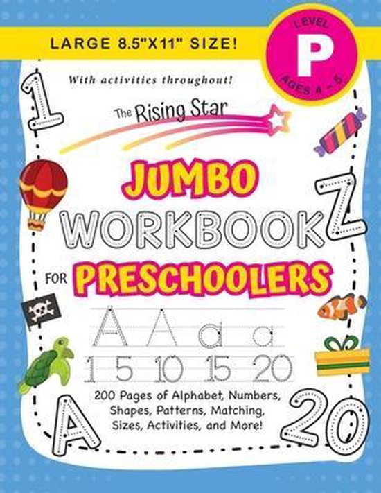 Rising Star-The Rising Star Jumbo Workbook for Preschoolers - cover