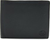 Nuba - Heren Portemonnee - Extra dun / plat - Soepel Leer - Billfold - cadeau tip – Zwart