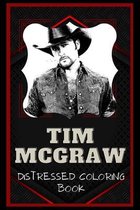 Tim McGraw Distressed Coloring Book