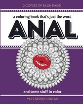 A Coloring Book That's Just The Word Anal