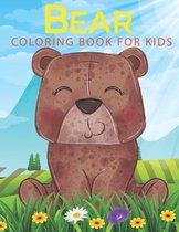 Bear coloring book for kids