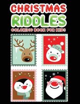 Christmas riddles coloring book for kids