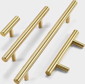 Gouden handgreep 192mm | Ladegreep | Meubelknoppen | Meubelknop |Messing | Meubel beslag |Kast knop | Drawer knob brass | Modern| Meubelhandvat | Commode | ladekast | Keuken | kastdeurtjes | 