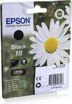 EPSON 18 inktcartridge zwart standard capacity 5.2ml 175 paginas 1-pack RF-AM blister