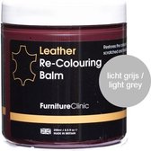 Leer Balsem -Kleur : Licht Grijs / Light Grey - Kleur Herstel en Beschermen van Versleten Leer en Lederwaar – Leather Re-Colouring Balm