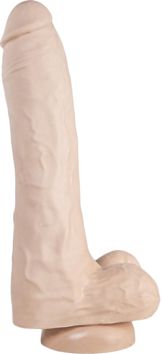 515 line Dildo met zuignap 19 cm - beige