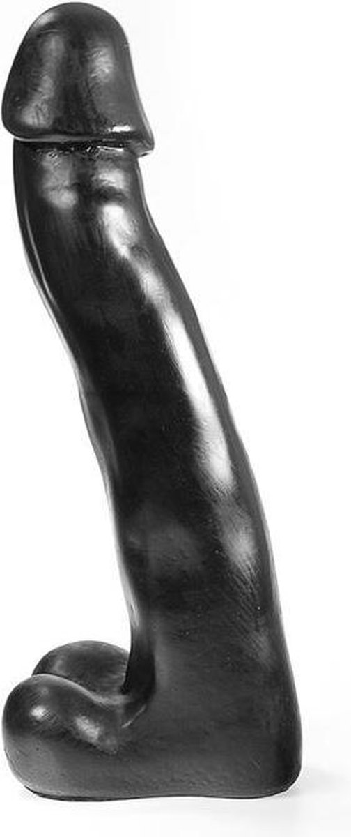 Dark Crystal XXL Dildo 39 x 7,5 cm - zwart