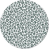 Muurcirkel leopard green Ø 100 cm / Dibond - Aanbevolen