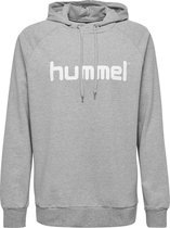 Hummel Hummel Go Cotton Sporttrui - Maat M  - Mannen - grijs/wit