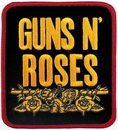 Guns N' Roses Patch Stacked Black Multicolours