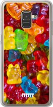 Samsung Galaxy A8 (2018) Hoesje Transparant TPU Case - Gummy Bears #ffffff
