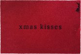 Zelma kerst deurmat - Xmas kisses - Mad About Mats - 50x75cm