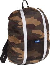 HVW068 - YOKO Housse de sac à dos réfléchissante résistante à l'eau haute visibilité - jusqu'à 25 lt - couleur Camouflage