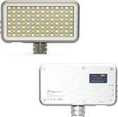 DigiPower "Prosumer Videolicht" Video LED Light DP-VL112 | 112 LED - 3 intensiteit modi, Cold Shou Mount, kleurenfilter, Oplaadbare accu, Smartphone houder
