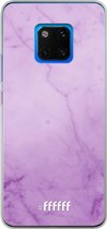 Huawei Mate 20 Pro Hoesje Transparant TPU Case - Lilac Marble #ffffff