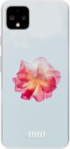 Google Pixel 4 XL Hoesje Transparant TPU Case - Rouge Floweret #ffffff