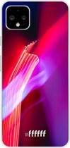 Google Pixel 4 XL Hoesje Transparant TPU Case - Light Show #ffffff