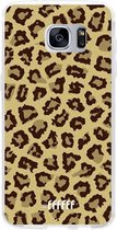 Samsung Galaxy S7 Hoesje Transparant TPU Case - Jaguar Print #ffffff