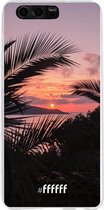 Honor 9 Hoesje Transparant TPU Case - Pretty Sunset #ffffff