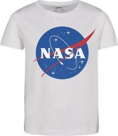 Urban Classics NASA Kinder Tshirt -Kids 122- NASA Insignia Short Sleeve Wit