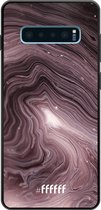 Samsung Galaxy S10 Plus Hoesje TPU Case - Purple Marble #ffffff